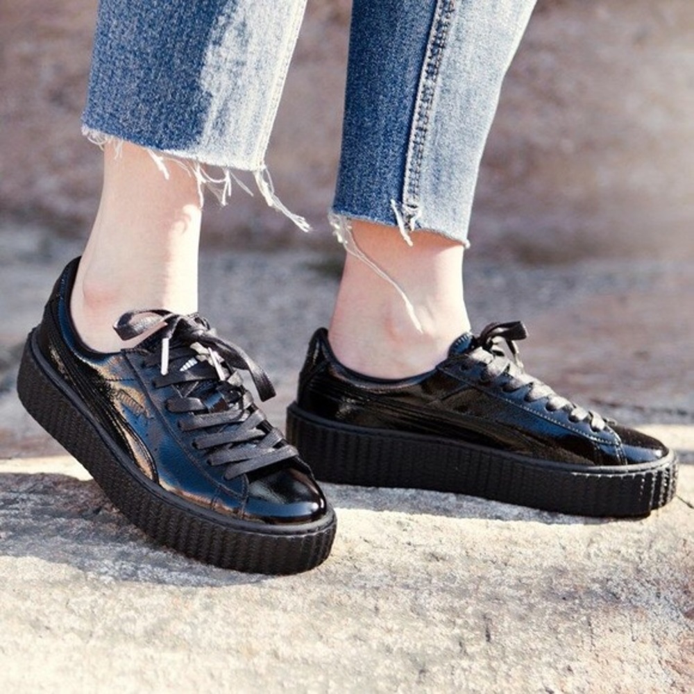 NEW/UNUSED** Fenty Puma patent creepers!